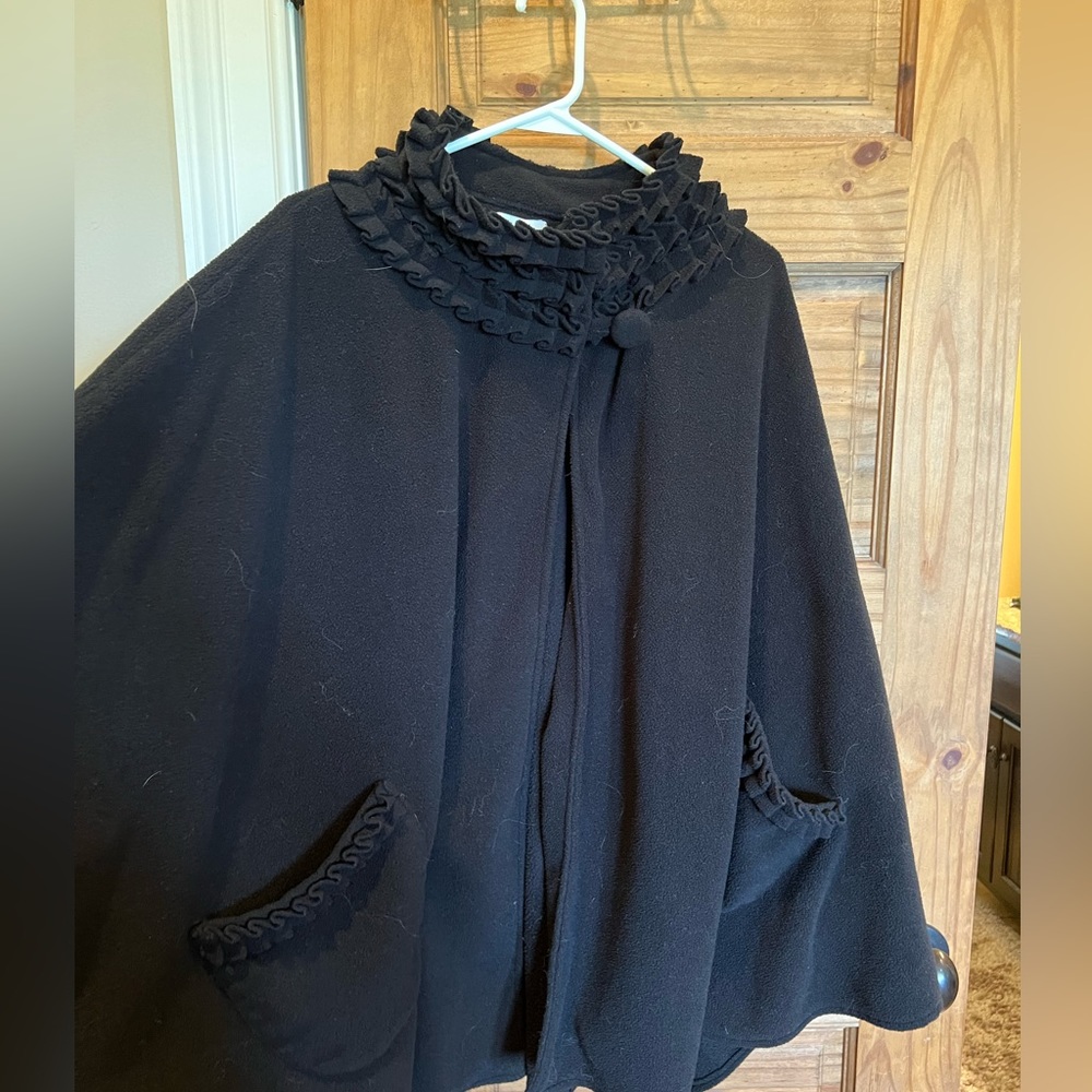 Pretty Black Wrap / can be casual or formal
